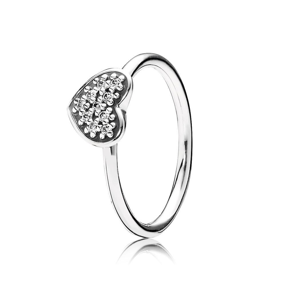 Pave Heart Ring 190890cz