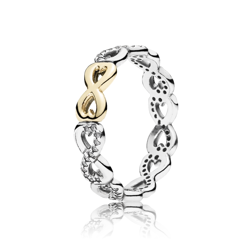 Pandora Infinite Love Stackable Ring, Clear CZ 190948CZ