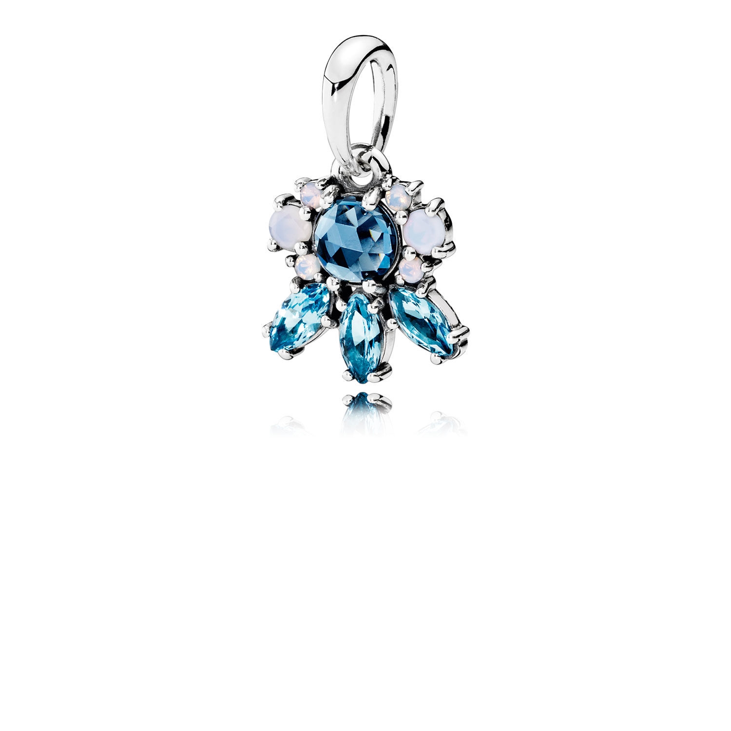 Pandora Patterns of Frost Pendant, Multi-Colored Crystal 390391N