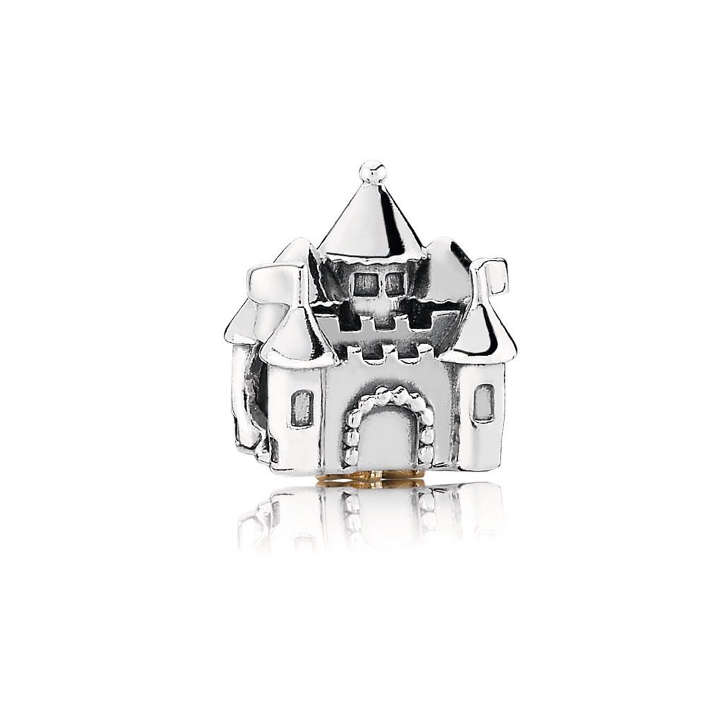 Pandora Fairytale Castle Silver and Gold Charm - PANDORA 791133P