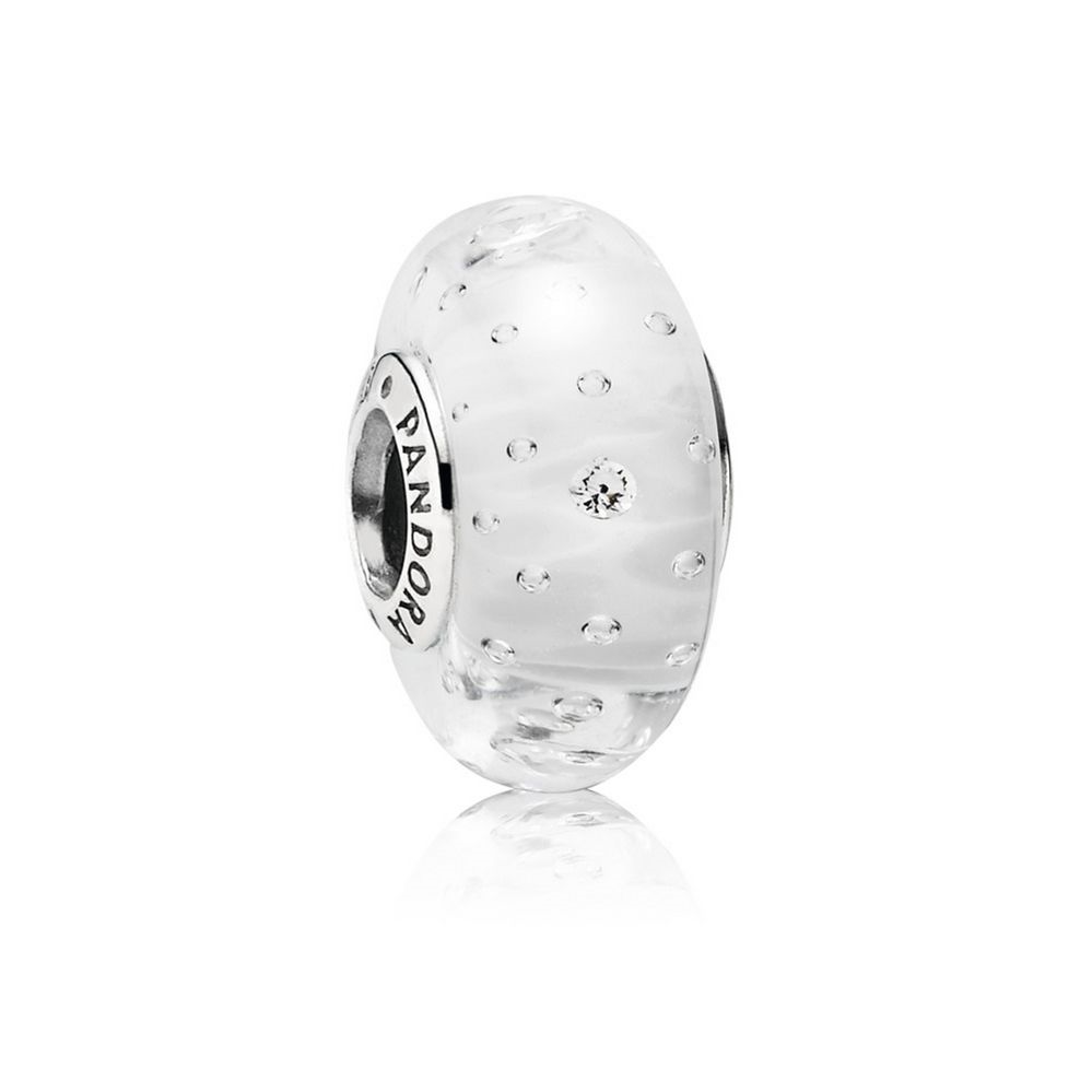 Pandora Clear Effervescence Charm, Murano Glass & Clear CZ 79161