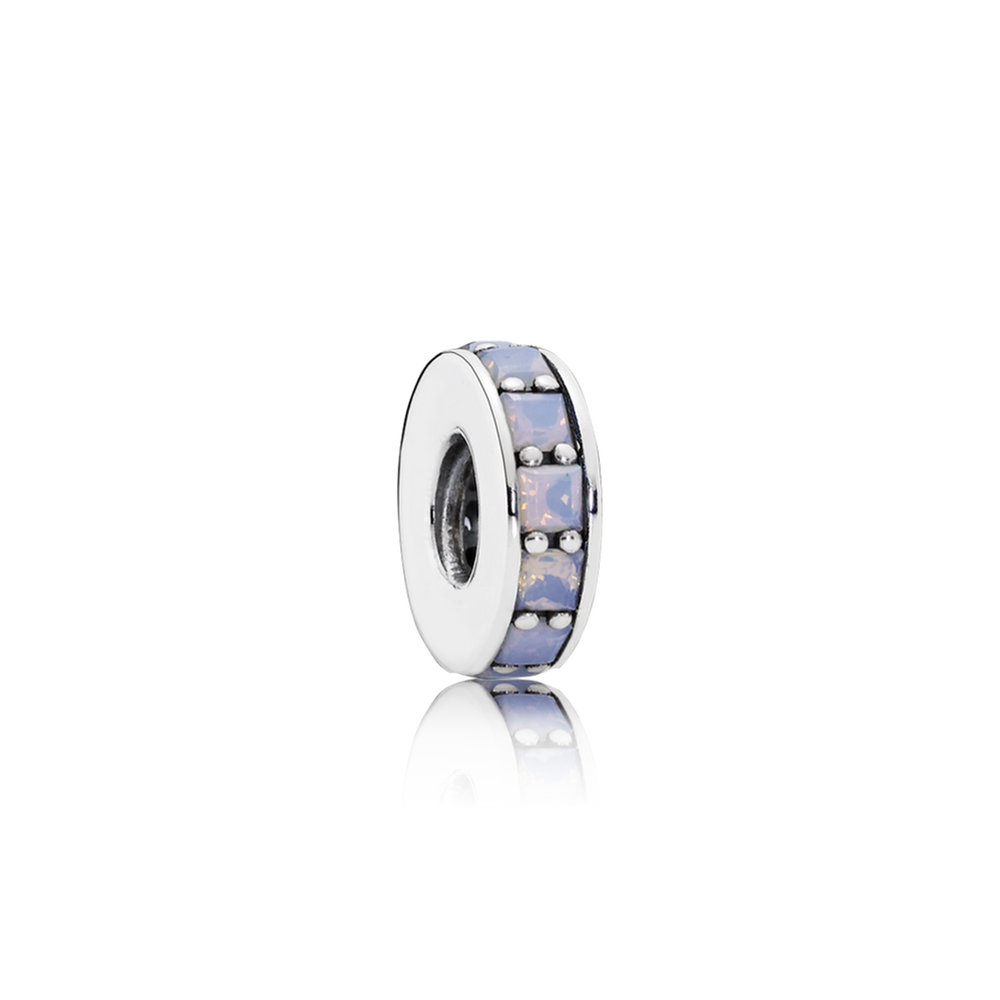 Eternity Spacer, Opalescent White Crystal 791724NOW