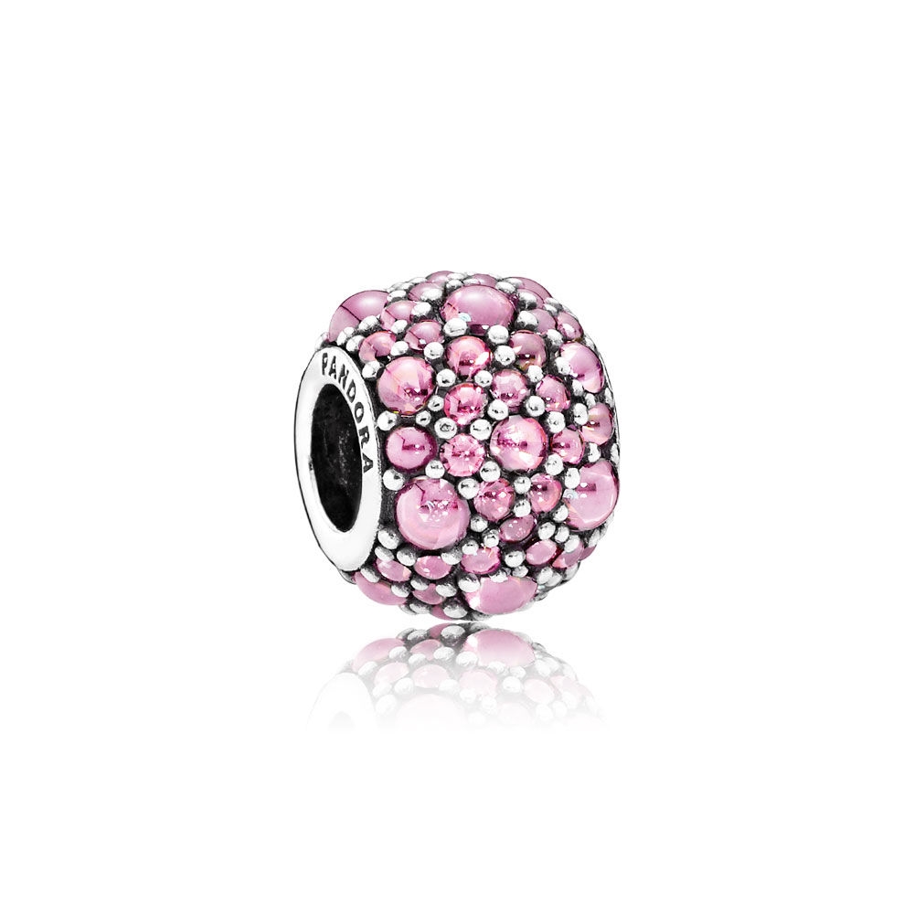 Pandora Shimmering Droplets Charm, Pink CZ 791755PCZ