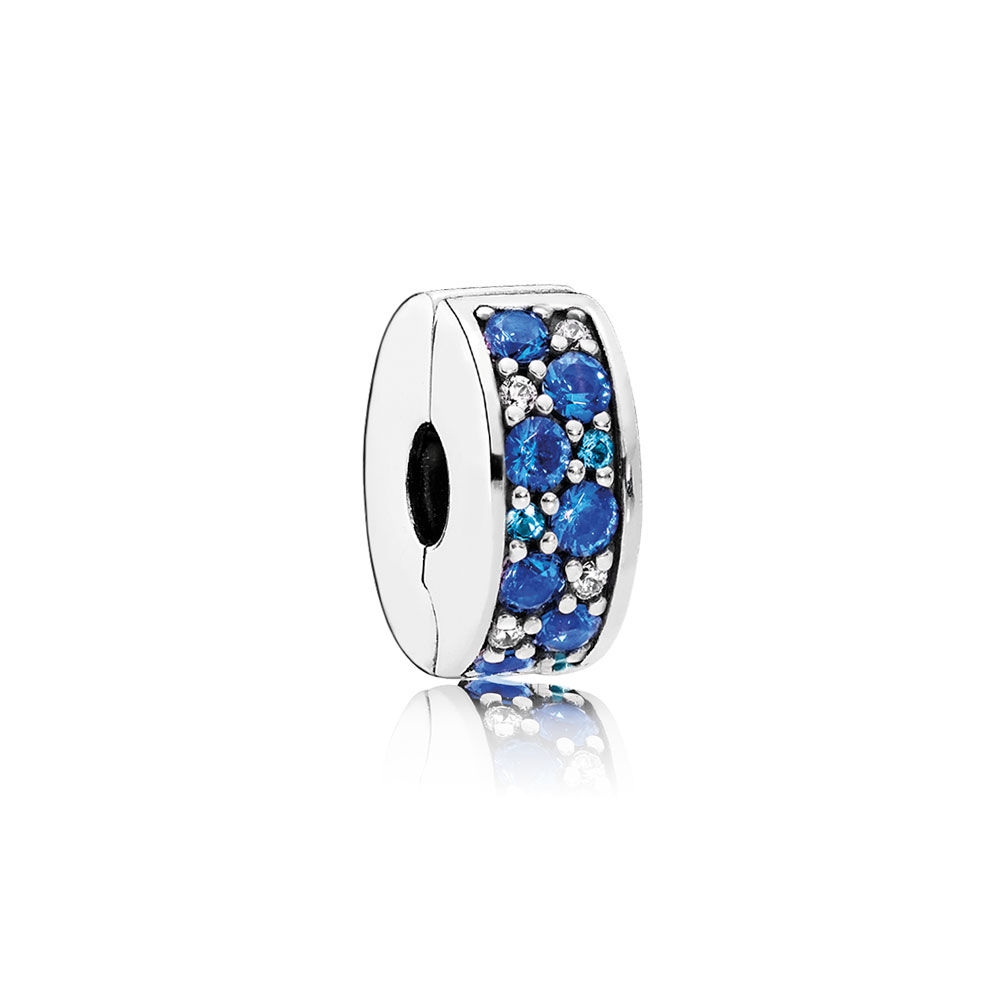 Pandora Mosaic Shining Elegance Clip, Multi-Colored Crystals & C