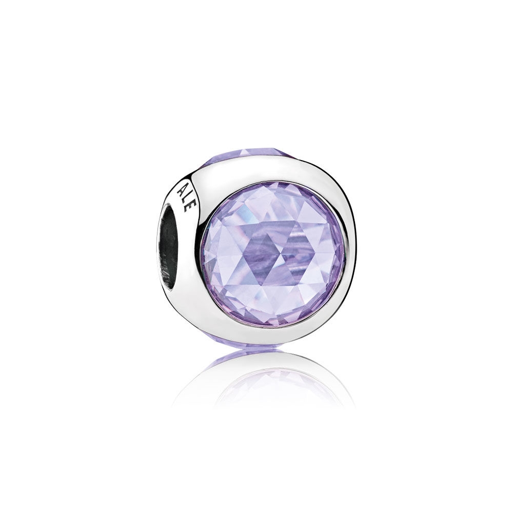 Pandora Radiant Droplet Charm, Lavender CZ 792095lcz