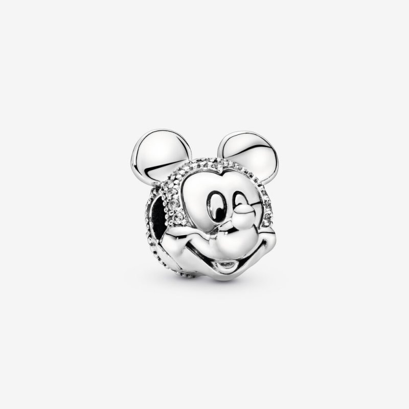 Disney Mickey Mouse Pave Clip Charm 797495CZ