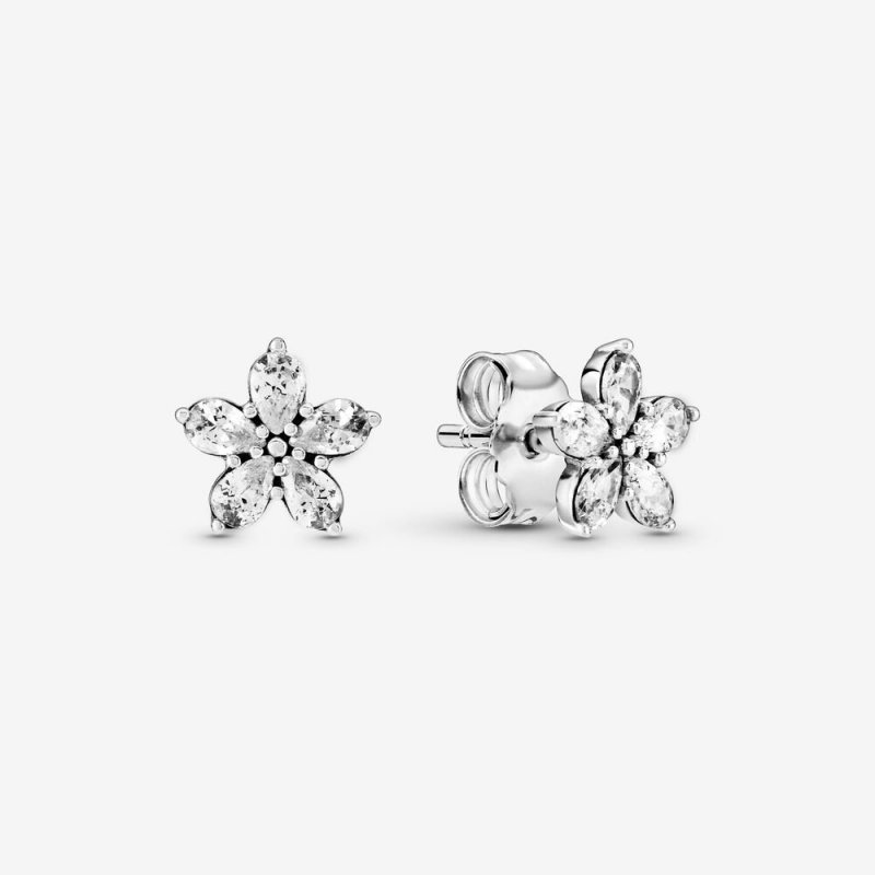 Sparkling Snowflake Stud Earrings 299239C01