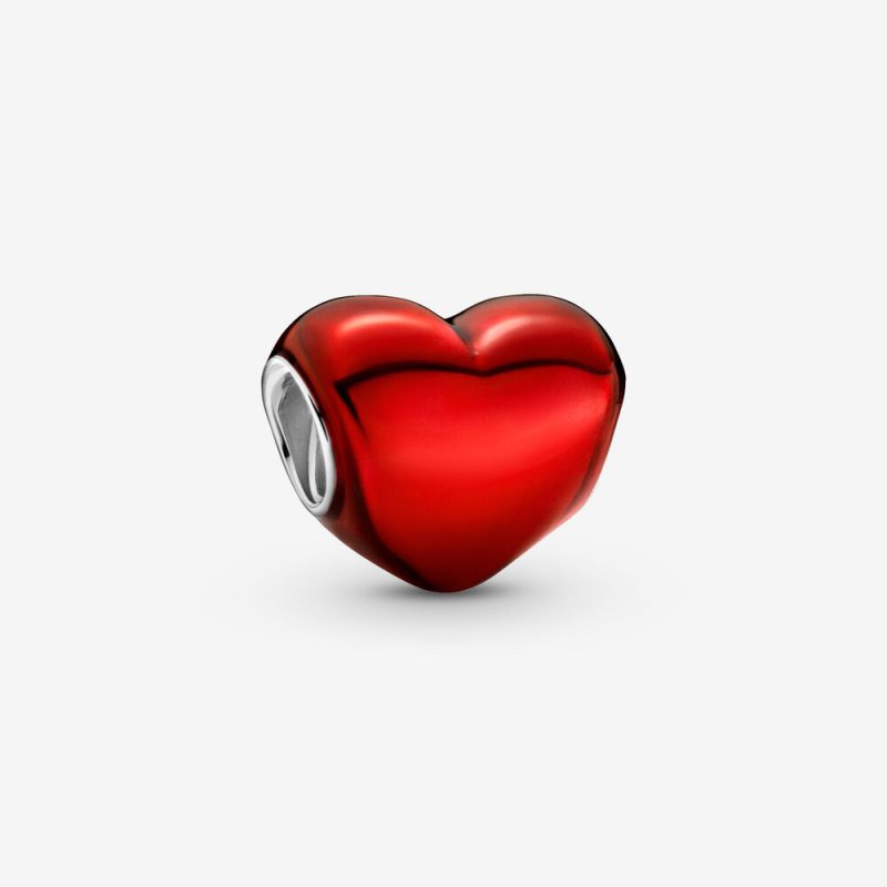 Metallic Red Heart Charm Red 799291C02