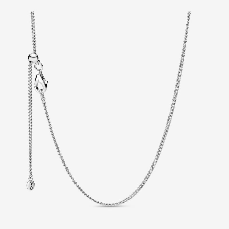 Curb Chain Necklace Sterling silver 398283