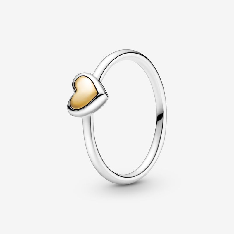 Domed Golden Heart Ring 199396C00