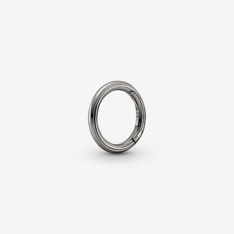 Pandora ME Styling Round Connector Ruthenium plated 749671C00